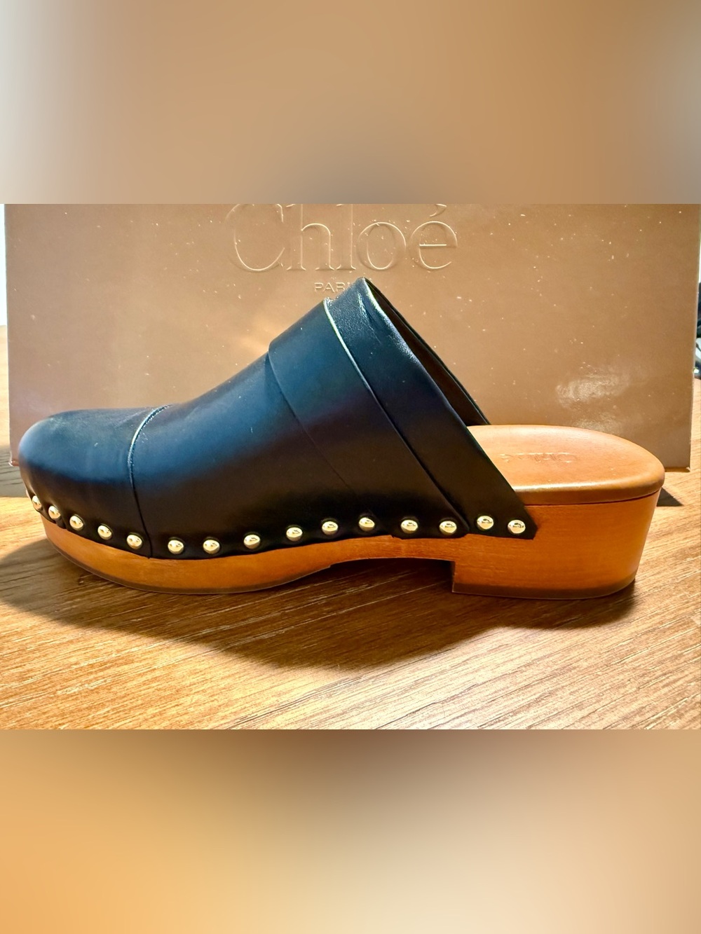 Chloé Women's Jeannette Clogs NWT - Picture 6 of 13